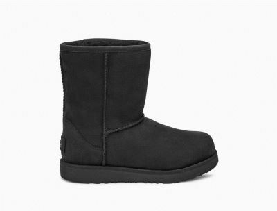 UGG Classic II Weather Short Gyerek Csizma - Fekete, 9836OB
